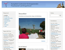 Tablet Screenshot of frauenaurach-evangelisch.de